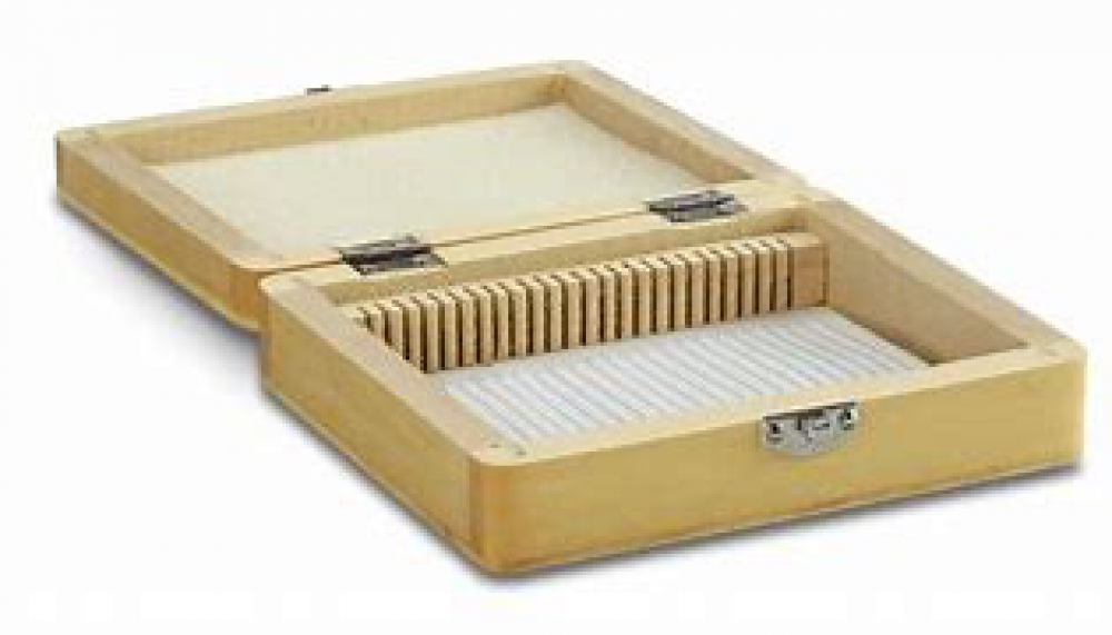 Euromex coffret en bois pour 25 préparations ( 76x26mm ), PB.5180