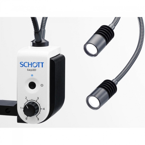 SCHOTT Système d'éclairage Easy LED Double Spot Plus avec alim. secteur - 120449563
