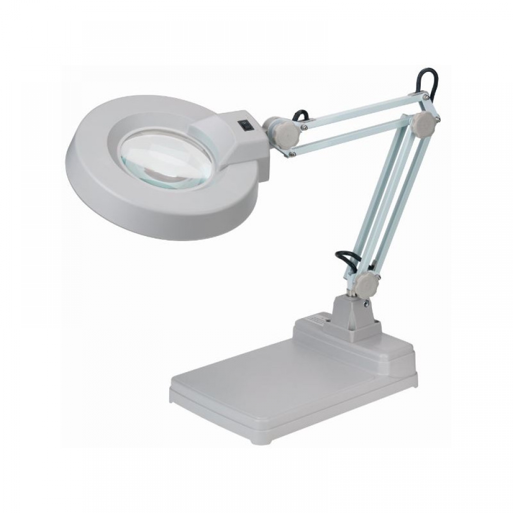 Loupe Schweizer, loupe de table avec lumière, 2x/Ø125mm, 22W - 140760030