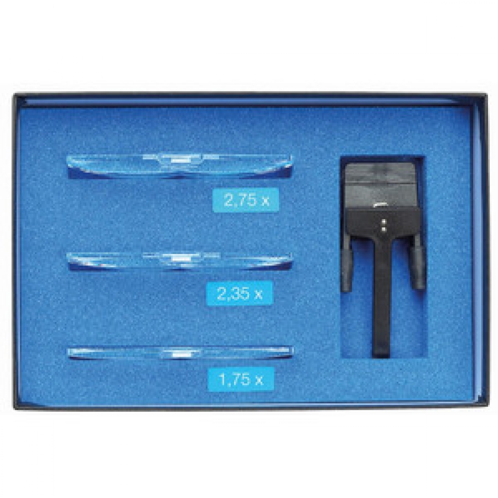 Loupe Schweizer Basic-Line RIDO-CLIP, 1,75x, 2,35x, 2,75x - 141160064