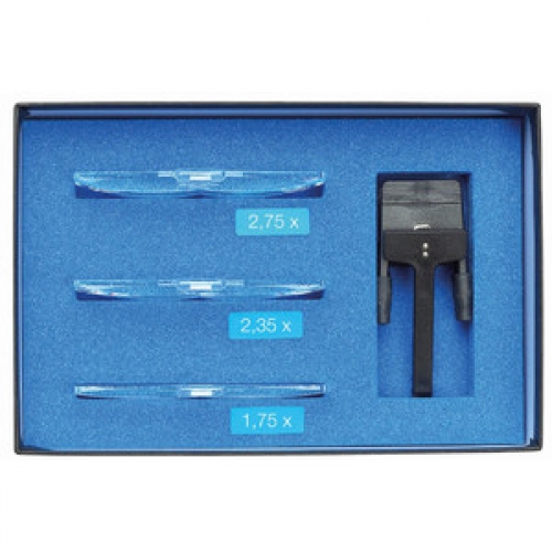 Loupe Schweizer Basic-Line RIDO-CLIP, 1,75x, 2,35x, 2,75x - 141160064
