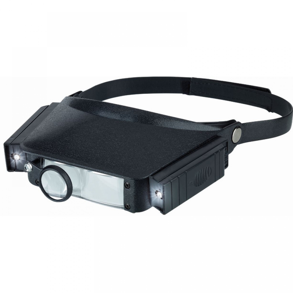 Loupe Schweizer loupe serre-tête, 2x/3x/4x/5x, avec lumière - 141060065