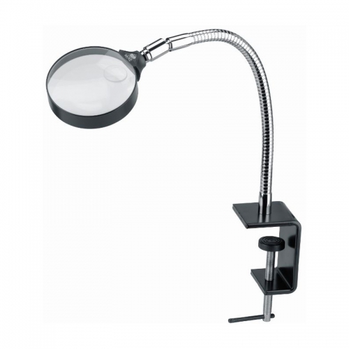 Loupe Schweizer, loupe sur pied avec pince de table , 2x/Ø120mm - 140660020