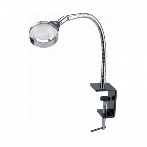 Loupe Schweizer, loupe sur pied avec pince de table , 3x/Ø75mm - 140660022