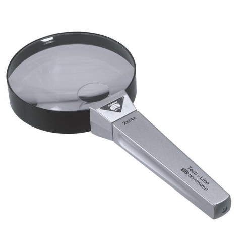 Schweizer Loupe à main Tech-Line Bifo 2x/4x - 140123340